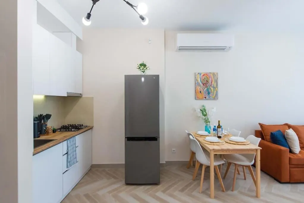 Gg Home - New, Cozy 1-Bedroom Apartment In Domus Tbilisi 0*,